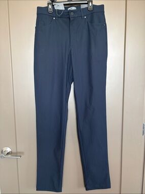 VRST Men’s Limitless 5 Pocket Slim Perfomance Pant - 30x34 - Dark Navy